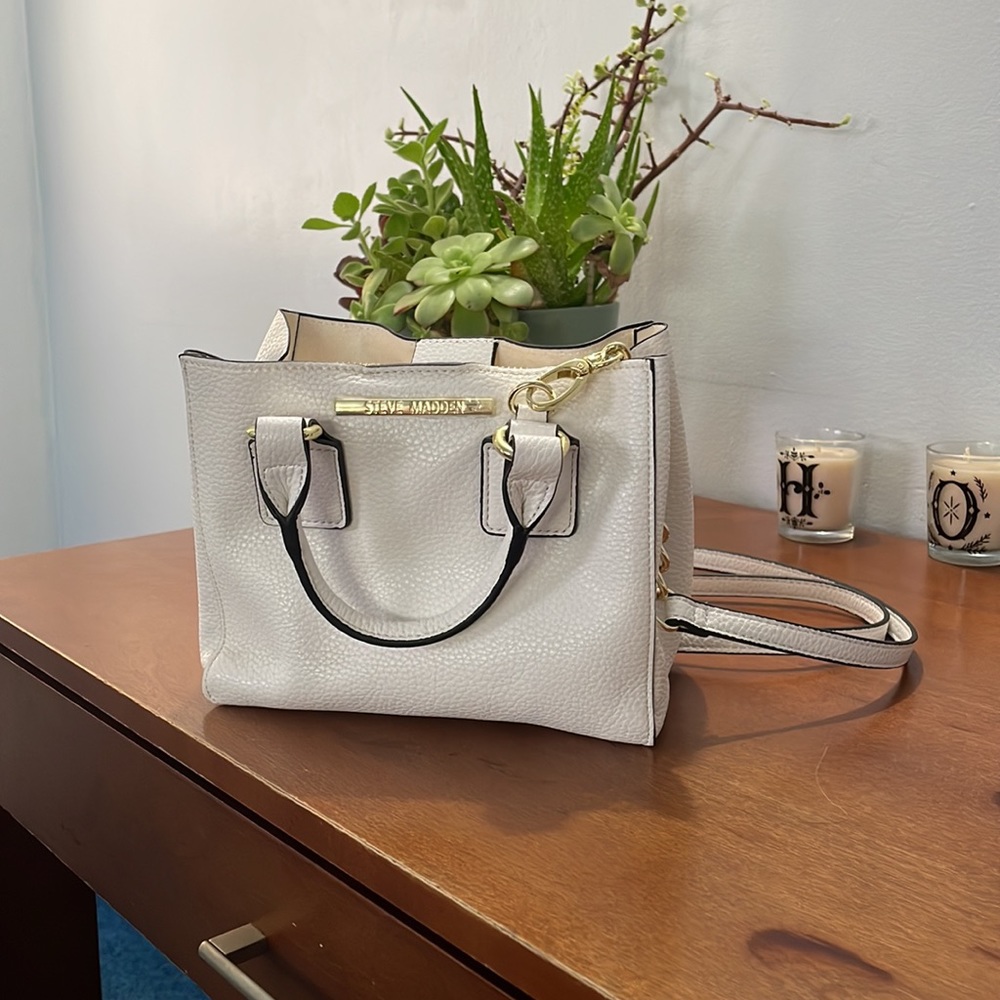 Steve Madden White Purse